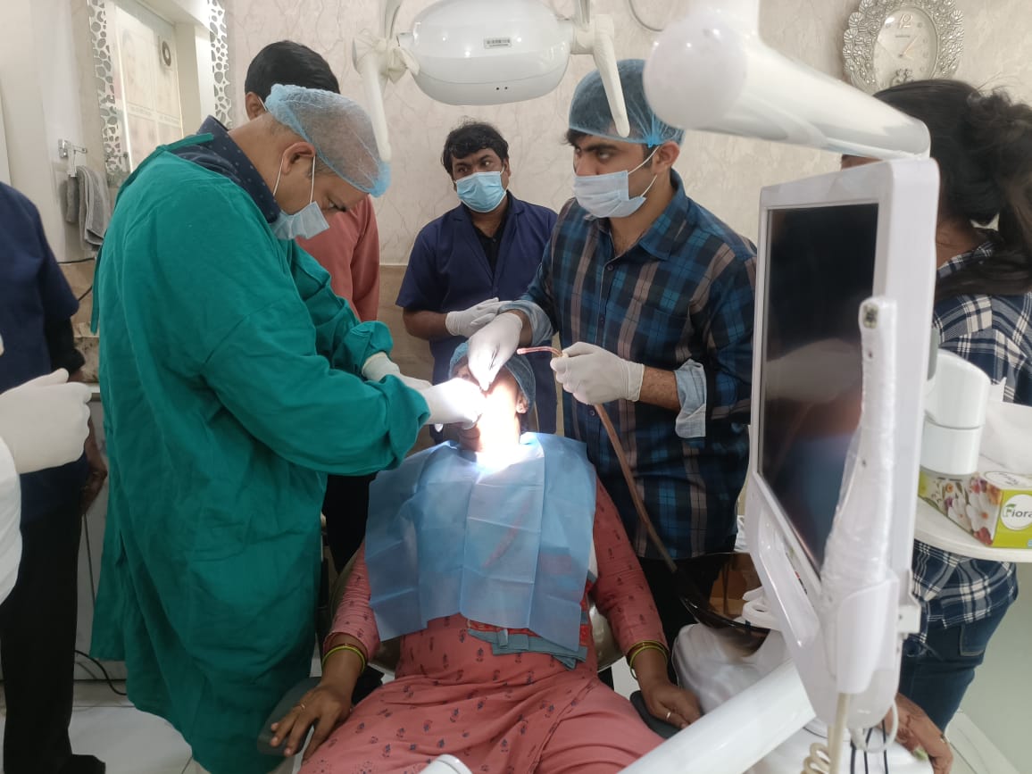 Clinical operatory patient treatment